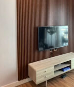 Panel Ranurado PVC Cedro