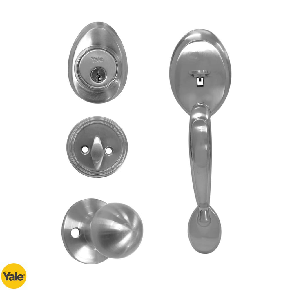 Chapa Yale Wales para Entrada Principal Níquel Satinado